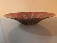 Large Decorative Glass Centerpiece Bowl Salad & Fruit Bowl