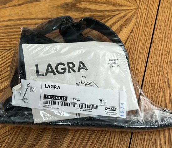 IKEA Lagra Desk Work Lamp - Never Used in Indoor Lighting & Fans in Ottawa - Image 2