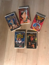 Disney VHS Tapes, $20 for all five