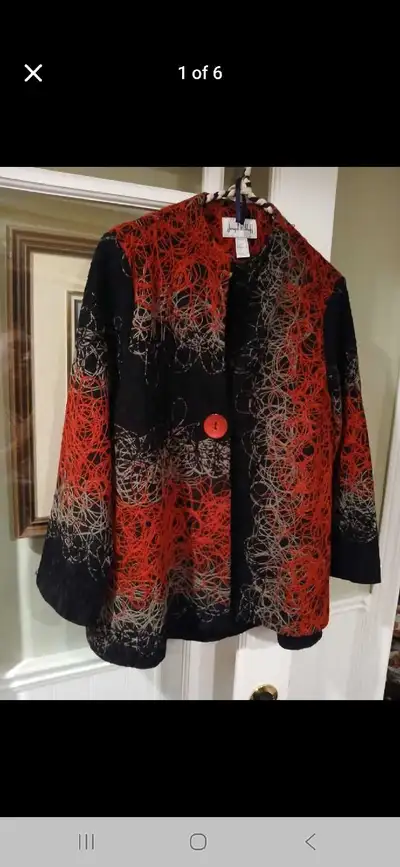 Ribkoff Woman Blazer Jacket Wool Blend Size 10, View more