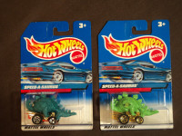 HOT WHEELS SPEED-A-SAURUS LOT OF 2