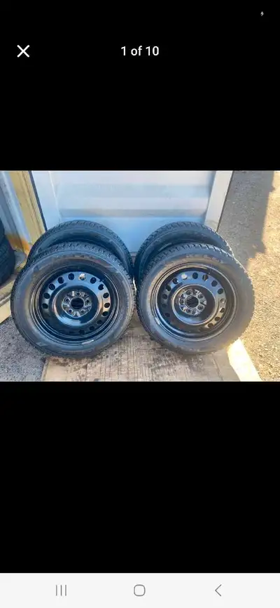 Set of 4 KELLY winter tires rims (215 55 17) pattern (5×114.3) 2022 HYUNDAI SONATA