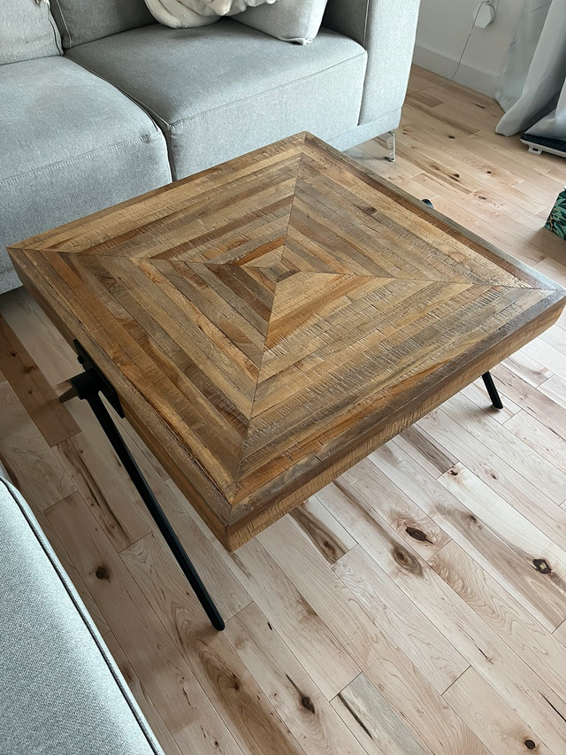 Structube Teak Dining Table, Bench, & Coffee Table Dining Tables