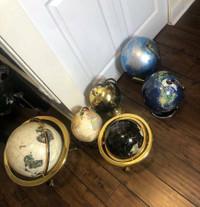 Rare Vintage World Globes