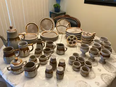 vintage 1970s Laurentian pottery, View more