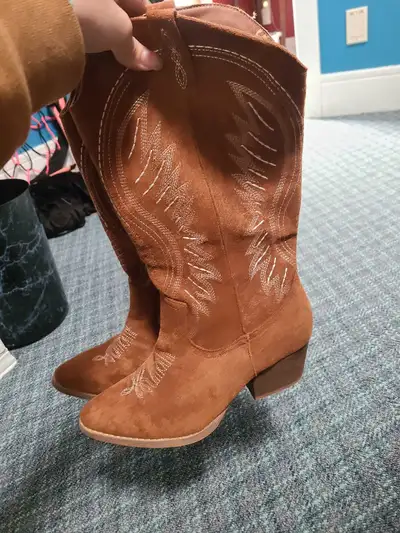 Cow girl boots , View more