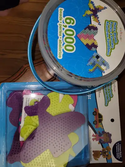 Selling a Creatology Melty Beads set that includes 6,000 beads! It also comes with 8 peg boards, 1 i...
