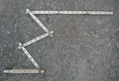$10 Lufkin folding ruler zig-zag #460 vintage 72", View more