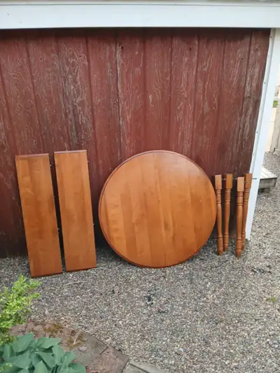 Wooden Table and 4 Chairs, View more