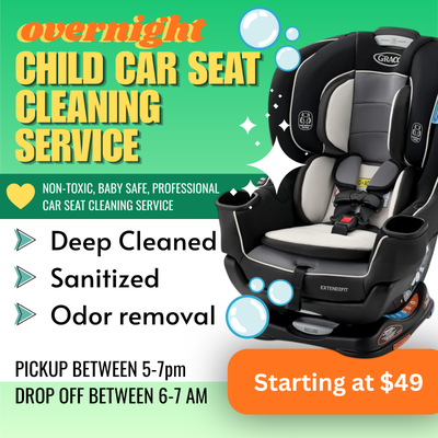 Child Car Seat Cleaning Service, View more