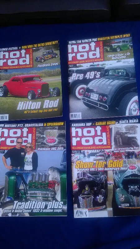 "HOT ROD" magazines from New Zealand. (8)628643653443871216