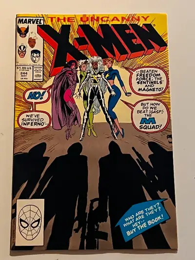 Uncanny X-Men#244 1st appearance Jubilee! comic book