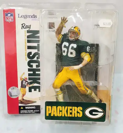 I am offering a new Ray Nitschke Legends Series 2 action figure by McFarlane Toys. This collectible...