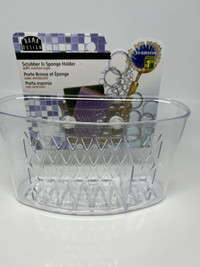 Scrubber and Sponge Holder with suction cups - BRAND NEW