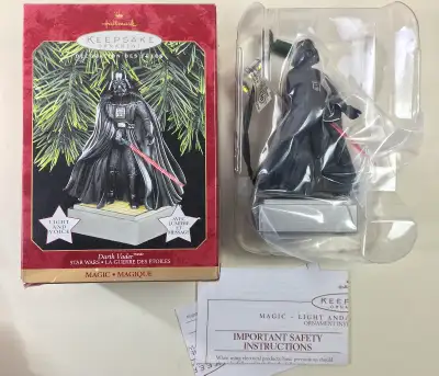 1997 Hallmark Keepsake Star Wars Darth Vader Magic Light & Voice, View more