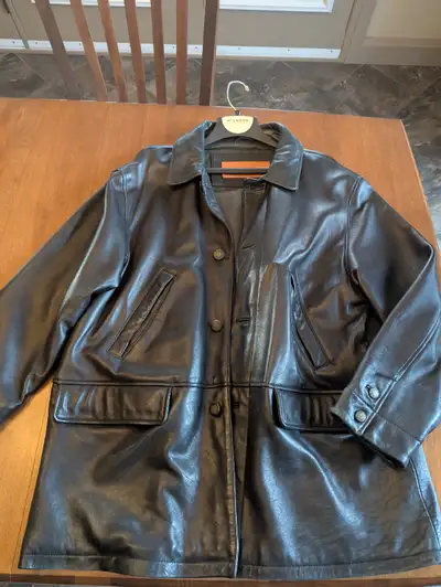 Timberland men's leather ( Lambskin) jacket. Large. $1K +., View more