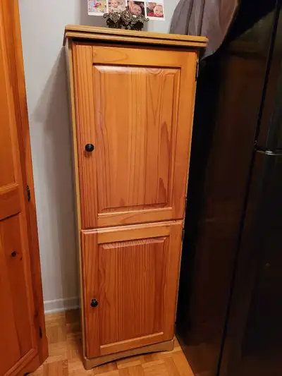 armoire bois meuble rangement cabinet , View more