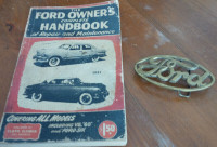 Ford Owner's Complete Handbook Repair & Mantenance, Belt Buckle