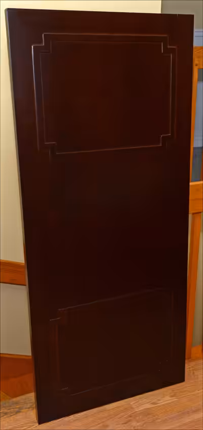 4 Panneaux muraux en bois Proviennent de l'hotel Moco a Valleyfield 27.5 x 63 po./in. 20$ chaque ou...