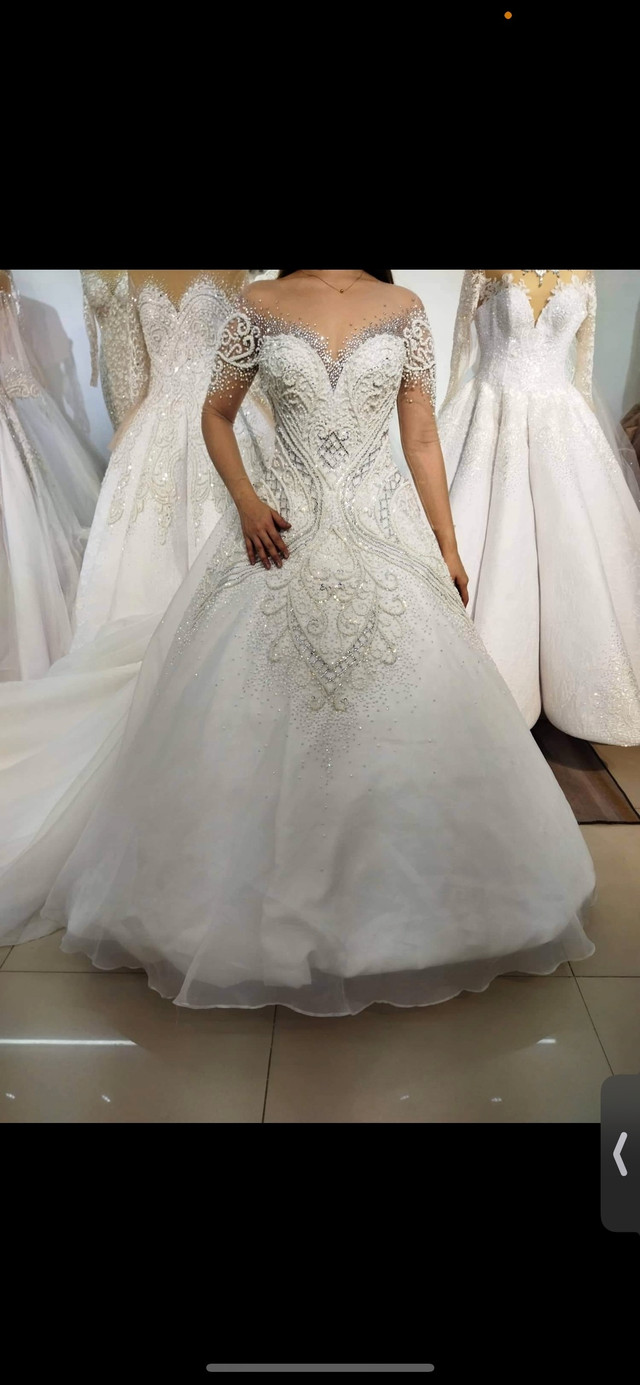 Beaded Wedding Dress in Wedding in City of Toronto