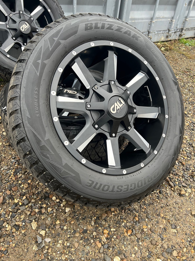 20”Cali Wheels & Blizzaks As New in Tires & Rims in Vernon - Image 2