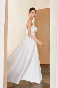 Justin Alexander Alder silk Wedding Dress