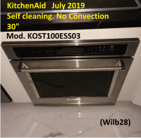 Wall Oven - KitchenAid, 30(w), High End, 2019