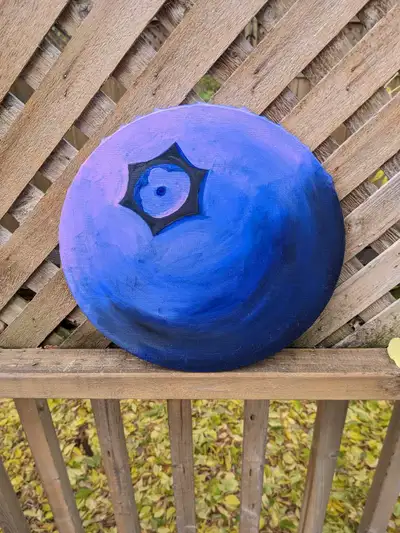 Original blueberry acrylic painting , View more