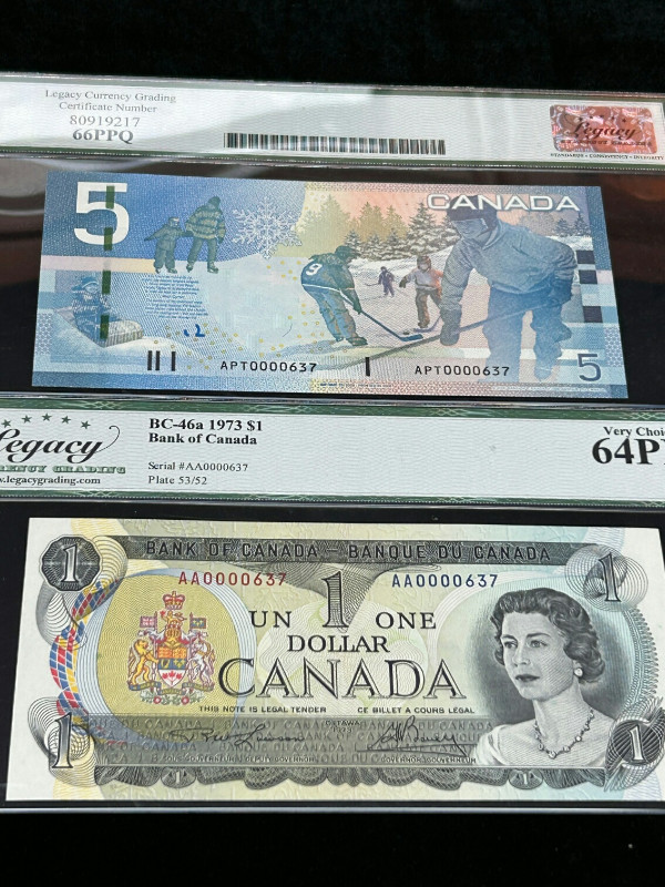 Matching Serial # and Radar Rotator Banknotes !! !! in Arts & Collectibles in City of Toronto - Image 3