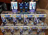 Blue beetle funko pops & soda chases $20 to $80 each