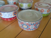 Stoneware Bowls, Signature Housewares, Set of 6, NEW..no box.$15