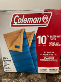 Coleman Sleeping Bag pack of 2