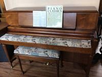Upright grand piano  Heintzman