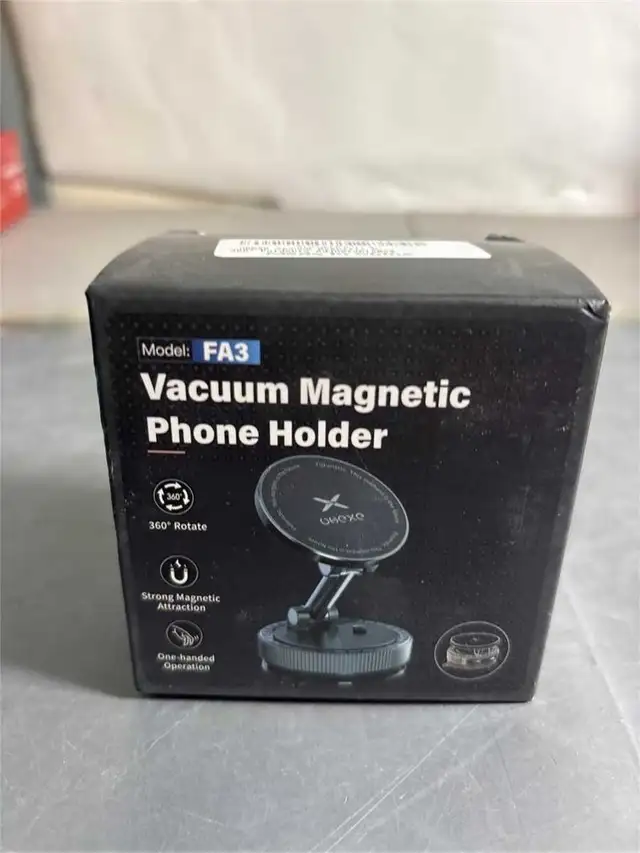 Vacuum Magnetic Phone Holder for Car 360 Adjustable 96LBS Ult in General Electronics in Oakville / Halton Region - Image 4