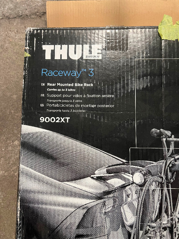 Thule    raceway 3   Bike rack for 3 bikes in Road in City of Toronto - Image 3