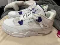 Jordan 4s Metallic Purple (Size 12)