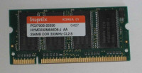 Mémoires portable HYNIX PC2700S 256Mb DDR 333MHz