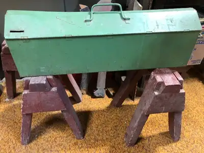 Vintage Metal Tool Box, View more