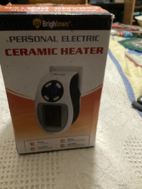 Personal electric ceramic heater