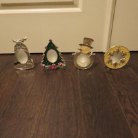 4 Christmas Tea Light Holders