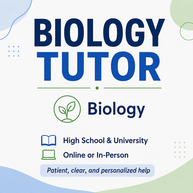 Biology Tutor442407156324782080