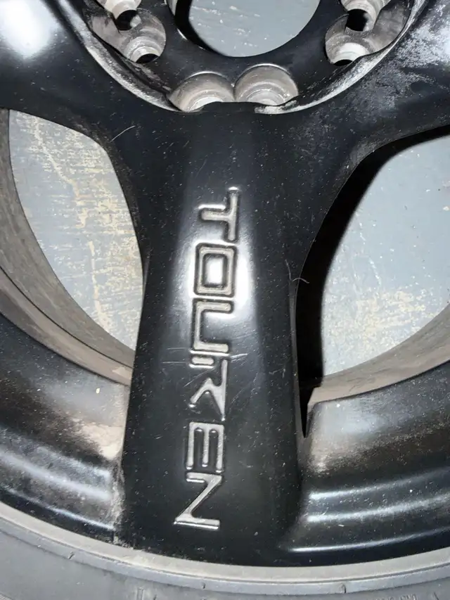 TOUREN RIMS with SNOW TIRES in Tires & Rims in Mississauga / Peel Region - Image 3