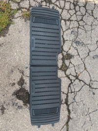 1 piece rear seat all weather rubber floor mat