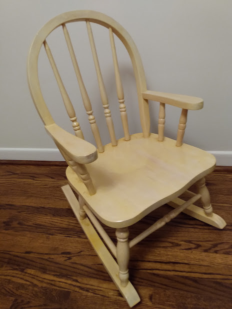 Child Size Wooden Rocking Chair - Made in USA in Chairs & Recliners in Mississauga / Peel Region - Image 3