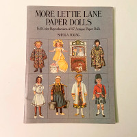 Vintage 1981 More Lettie Lane Paper Dolls 27 Paper Dolls Sheila