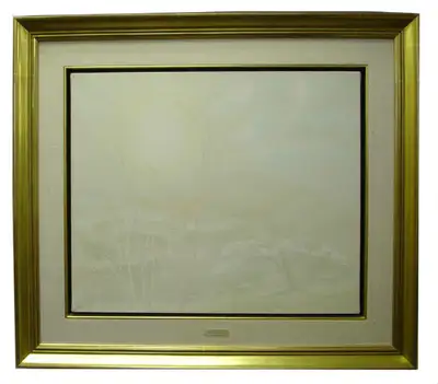 Gilles E. GINGRAS Artiste Canadien “Printemps” Oil Painting 1985, View more