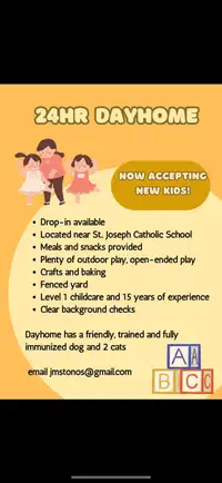Childcare available 