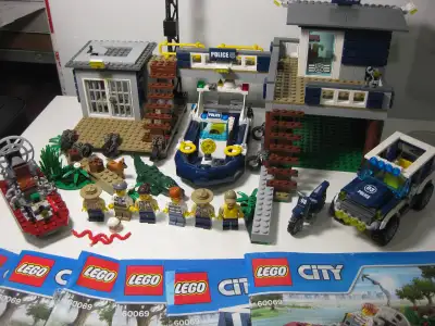 Lego City Swamp Police Station (with manuals), View more