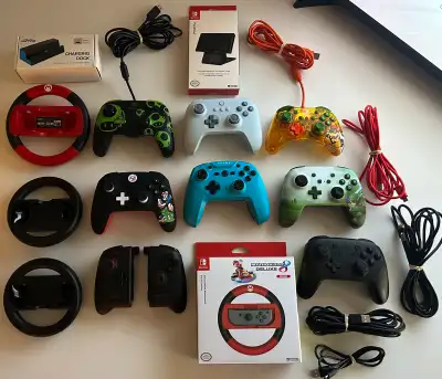 Nintendo switch controllers/accessories, View more