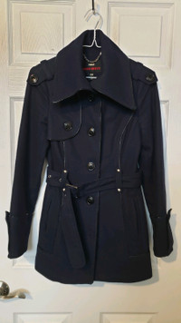 Miss Sixty Navy Fall/Winter Military Style Coat Ladies Size XS